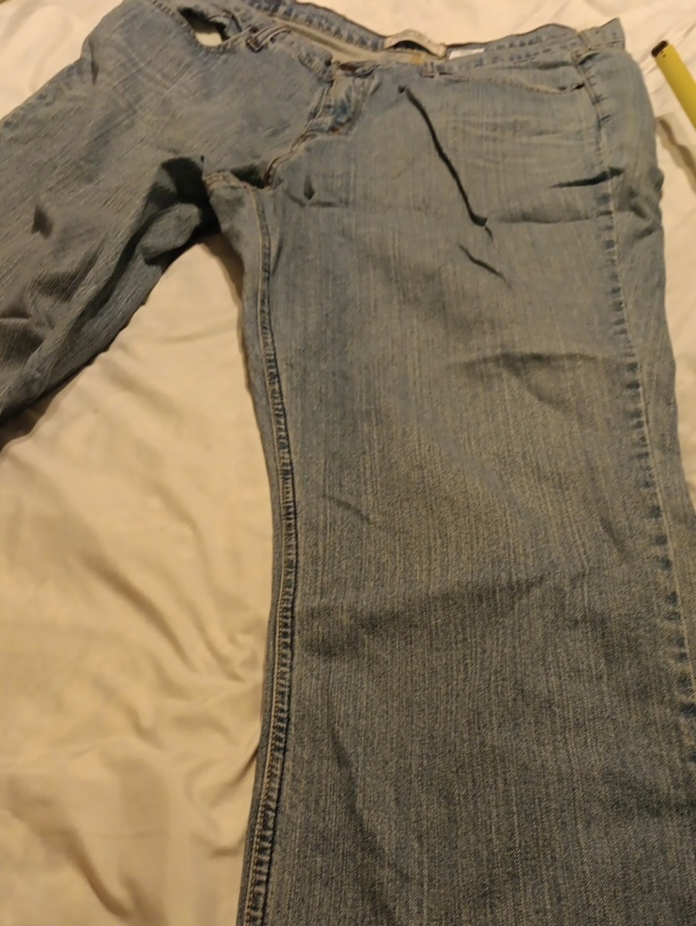 Levi's Women's Light Blue Boot Cut Jeans 22w mid Rise